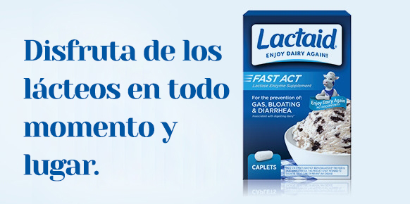 Suplementos de enzima lactasa LACTAID® Fast Act