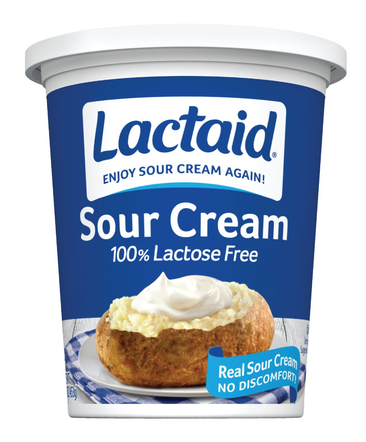Crema agria sin lactosa LACTAID