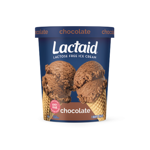 Helado de chocolate sin lactosa LACTAID