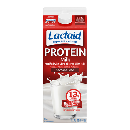 Lactaid Lactose-Free Protein Whole Milk front of package