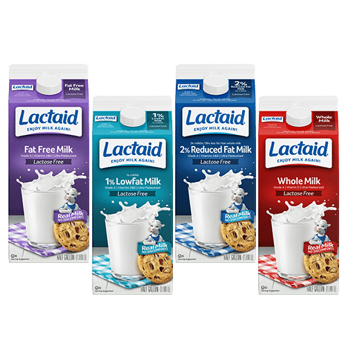 Productos de leche LACTAID