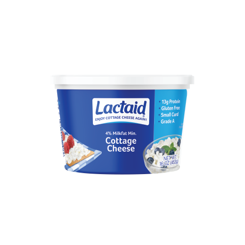 Queso cottage LACTAID sin lactosa y 4 % de grasa láctea 