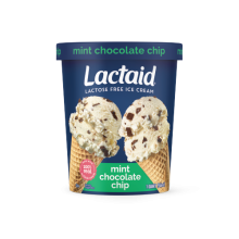 Helado de menta con chips de chocolate sin lactosa LACTAID